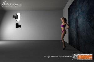 'Fast Glam' with Melisa Mendini - 3D Light Setting Simulation - 002